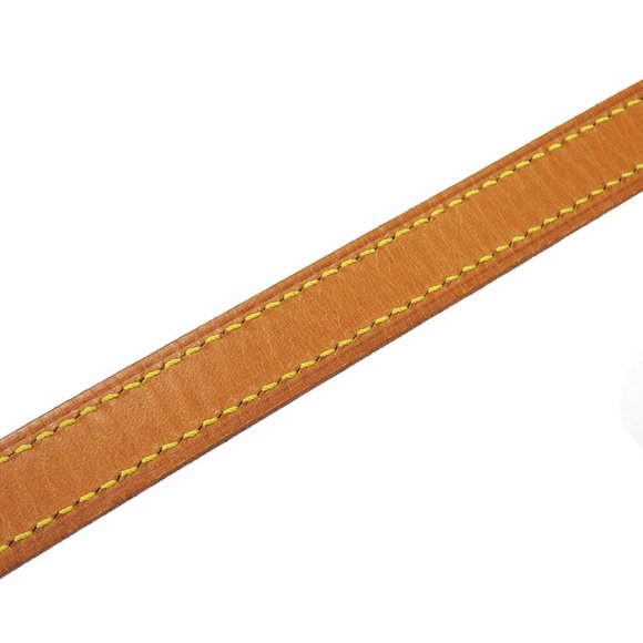 Louis Vuitton Shoulder Strap Tanned Leather Approx. 99cm Beige Women's Access... - Picture 3 of 9